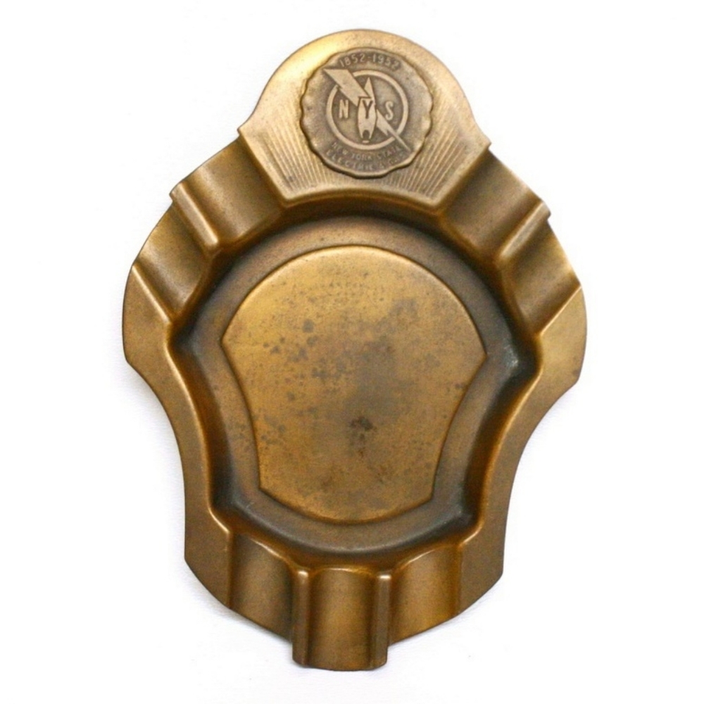 Vintage NYSEG Centennial Ashtray Dated 1852-1952